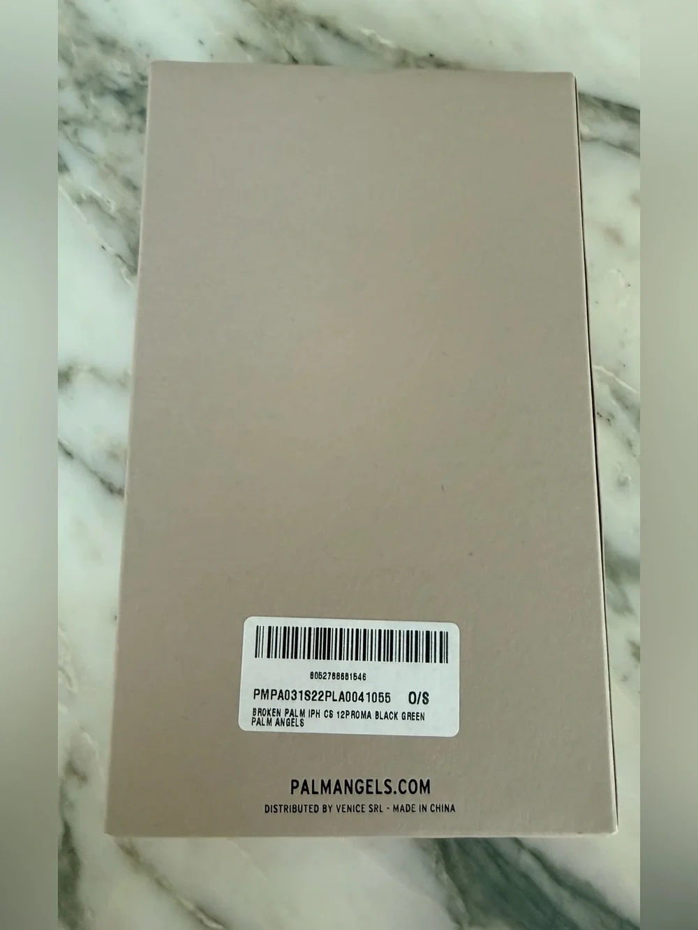 Palm Angels Broken Palm Black 13 Pro Phone Case with Green Palm Graphic NIb
